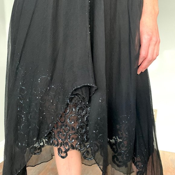 Black High Low Dress - Picture 2 of 6